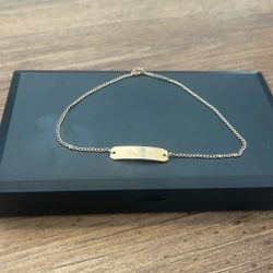 Cadena Para El Tobillo Real Gold No Fake