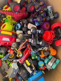 Box of Monster Trucks