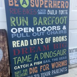 Playroom Sign / Wall Decor 