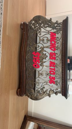 Wooden and decorative metal furniture