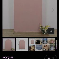 Matte Dusty Rose Spandex Bacdrop XL