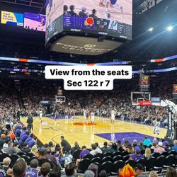 PHX SUNS HOME GAMES - 2 tix - Sec 122, r 7