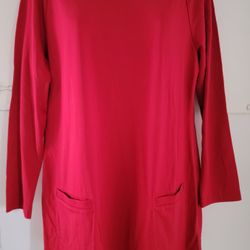 Cj Banks Red NWT Tunic Top 14W PLUS WOMEN'S 