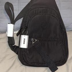 NYLON SLING BACKPACK From Pink 