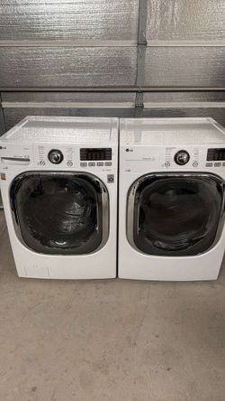 LG washer and gas dryer set