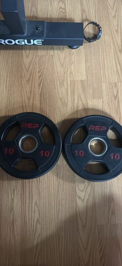 REP Fitness 10 lb Olympic Weight Plates Pair