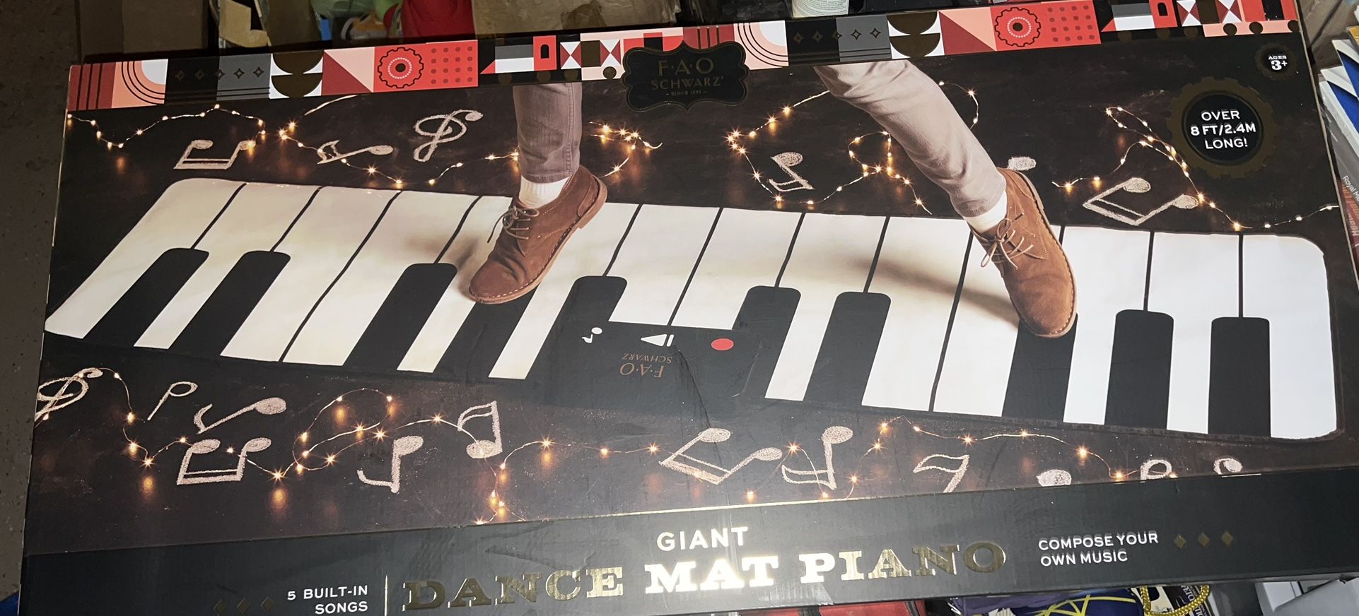 Never Used. Giant Floor Piano.