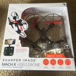 Sharper Image Mach X Video Drone 