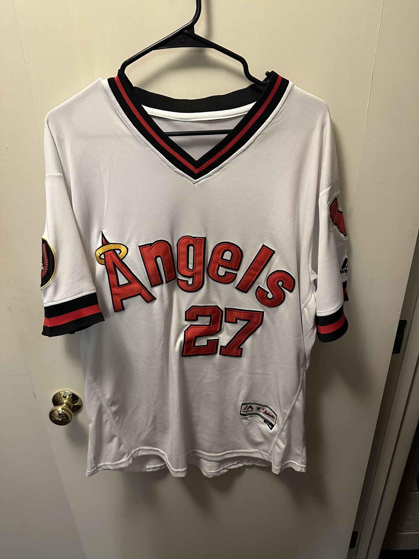 Mike Trout Retro Angels Jersey SIZE L