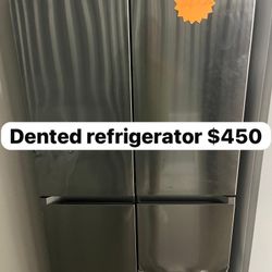 Dented Refrigerator 