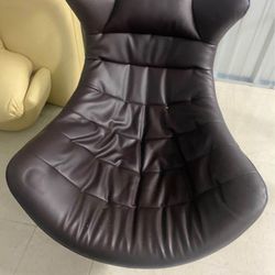 Brown Leather Chair High End 