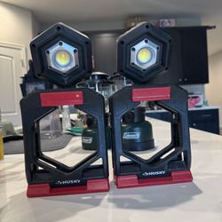 1500-Lumens Rechargeable Clamp LED Work Light