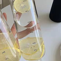 Time Scale Cup, Glass Cup, Fit Car Water Holder