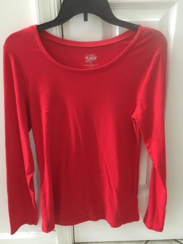Justice Girls Red Shirt Size 20