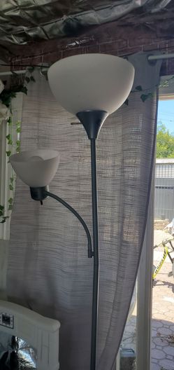 2 lights floor lamp