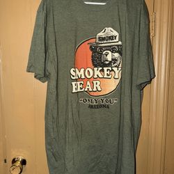 Smokey Bear “Only You” Arizona Graphic T Shirt Men’s Size 3XL Used Pre Owned