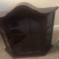 Small curio cabinet