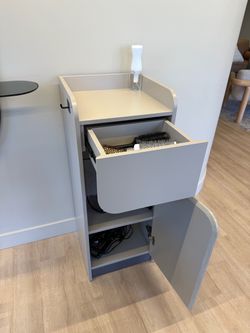 Salon Styling Station Storage Cart