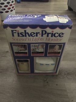 Vintage-Fisher Price Sound N Lights Monitor 