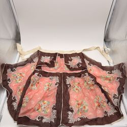 Vintage Sheer Handkerchief Hostess Apron