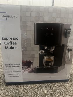 New Espresso Machine