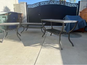 Sofa, coffee, and  end tables