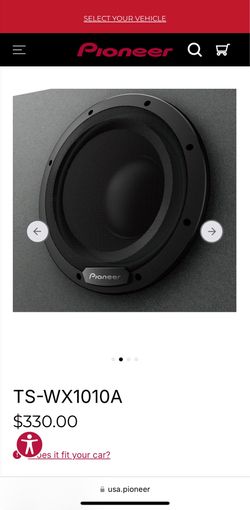 Pioneer TS-WX1010A 1100W Max (Set of 2)