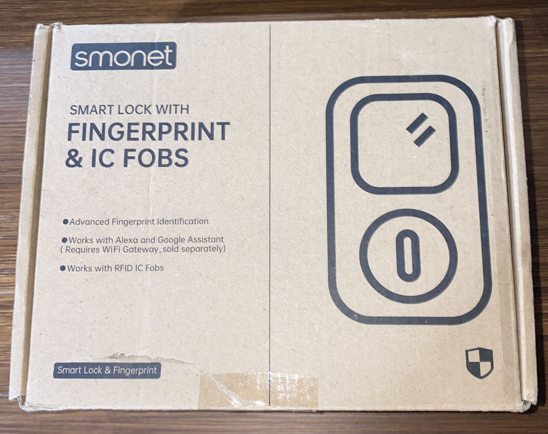 🔐 SMONET Smart Lock w/ Fingerprint & IC Fobs – Fast Install – Ships Today!