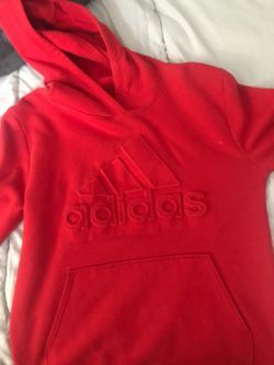 adidas hoodie i’m guessing size small because tags are ripped out