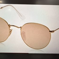 Ray-Ban RB3447 Round Metal Sunglasses