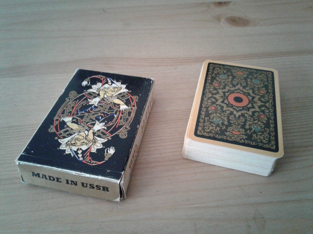 Vintage 1967 Soviet Playing Cards, not reprints!