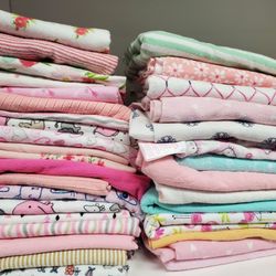 Baby Girl Receiving Blankets 