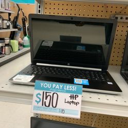 8th Gen Hp Laptop.  15.6 Inches