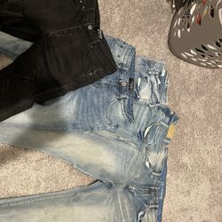 32 & 30skinny jeans 