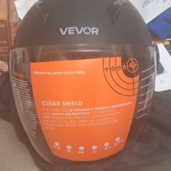 Brand NEW 3/4 MOTORCYCLE HELMET  NEVER WORN LARGE 
