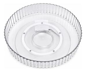 Plastic Lazy Susan Turn Table Rotating Tray Clear