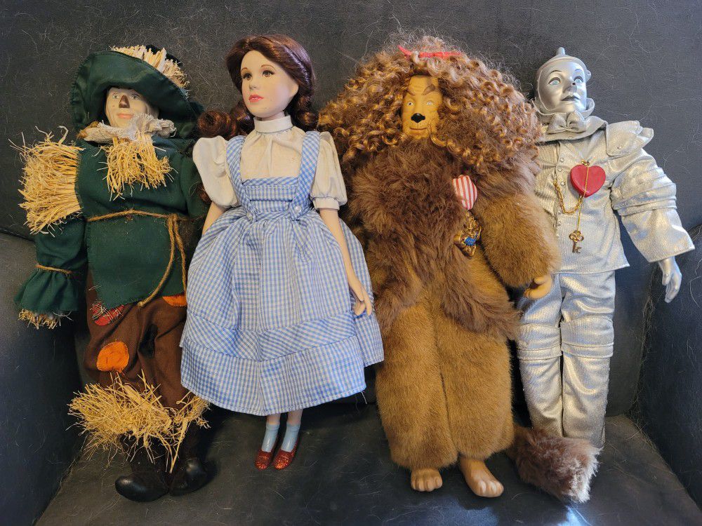 Wizard Of Oz 4 Doll Set