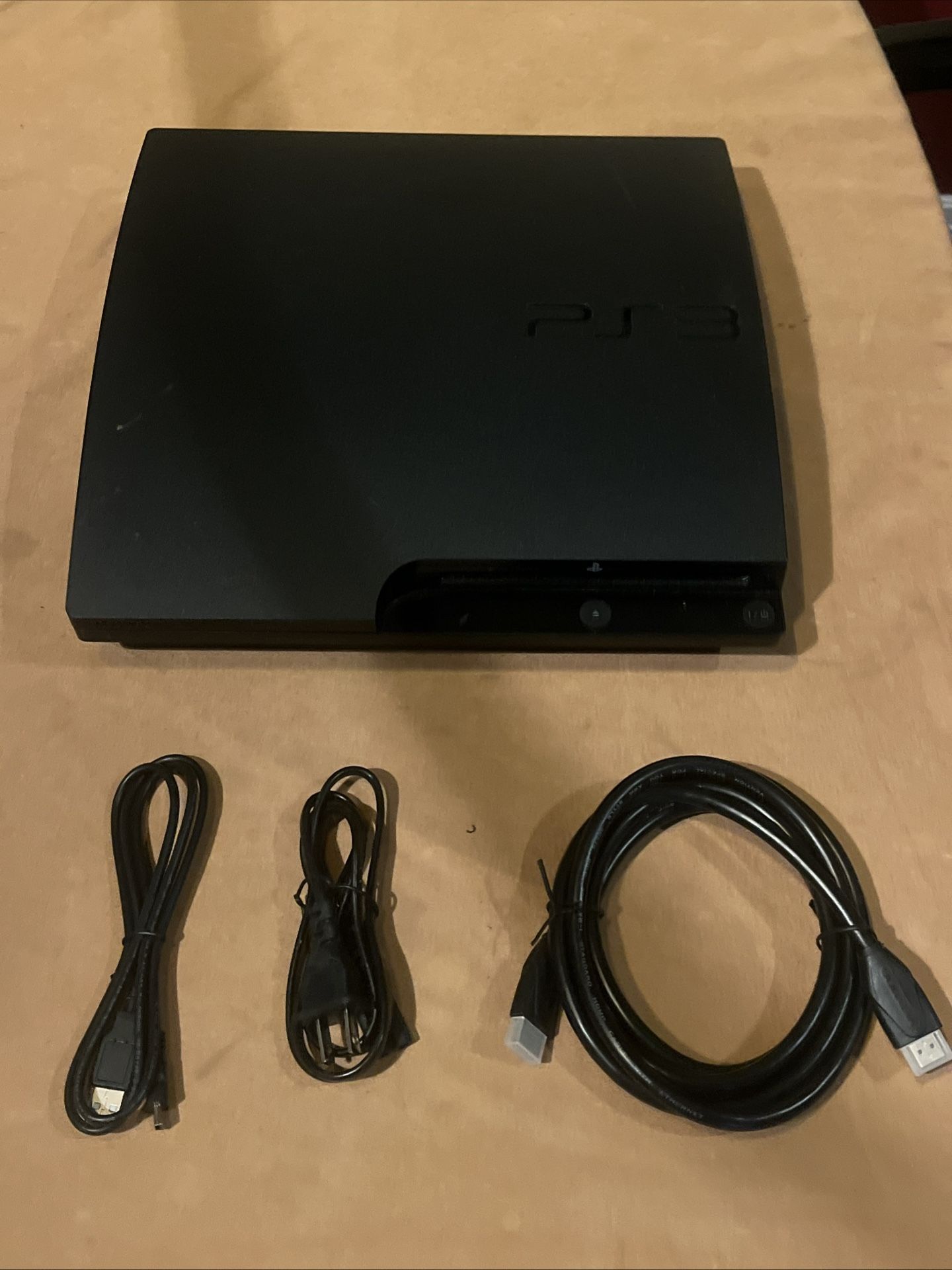 PlayStation 3 Slim CECH-3001B 320GB PS3 Console Only w/ Cords