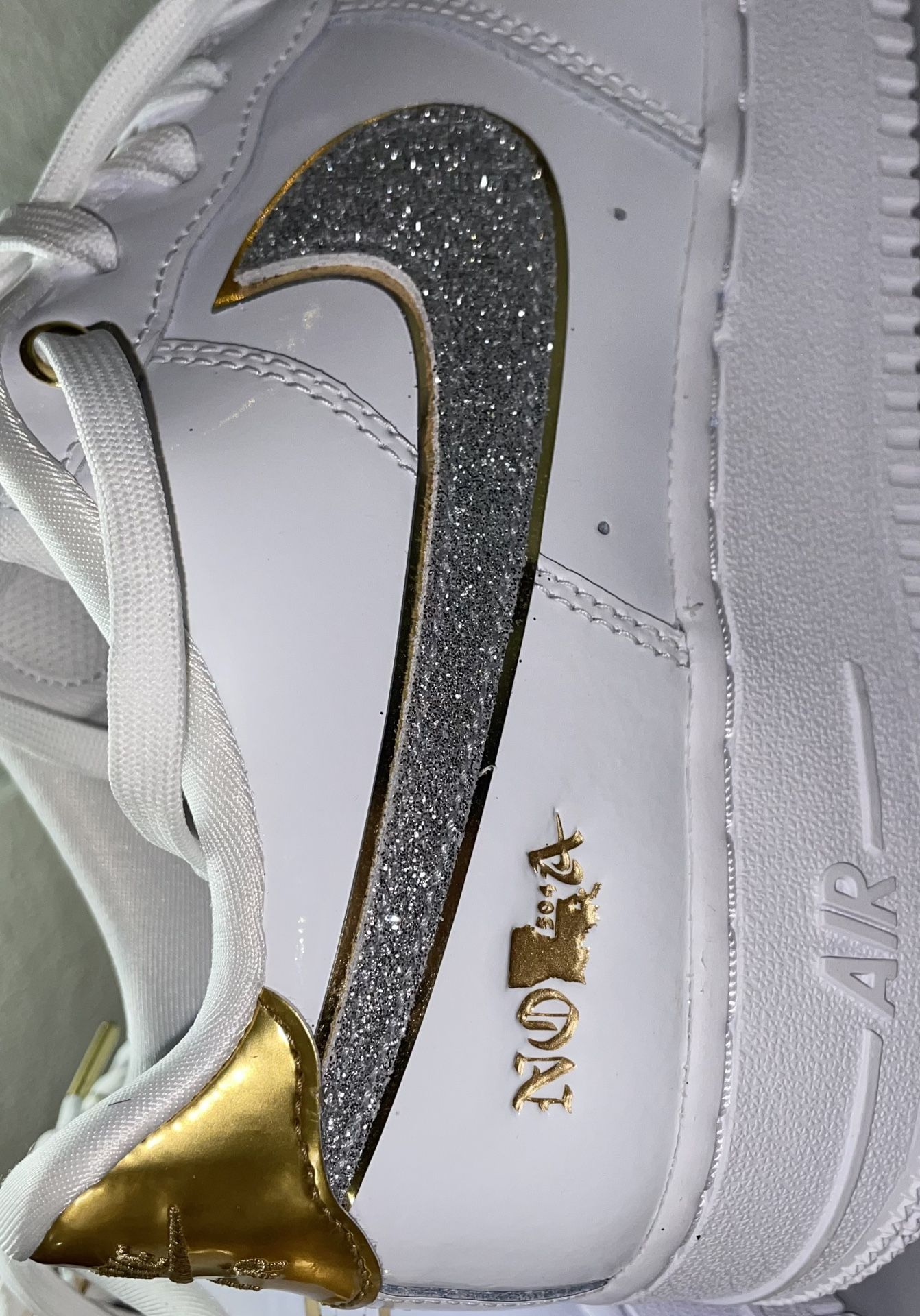 Nike af1 24k 2025 gold