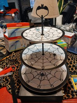 13" 3 tier serving tray