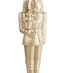 New In Box 6ft Champagne LED Nutcracker 