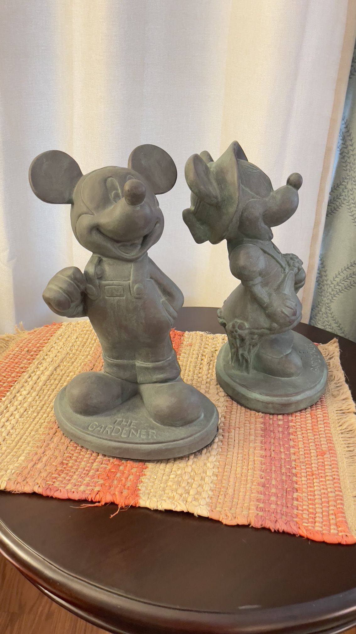 Mickey And Minnie The Gardner Statues