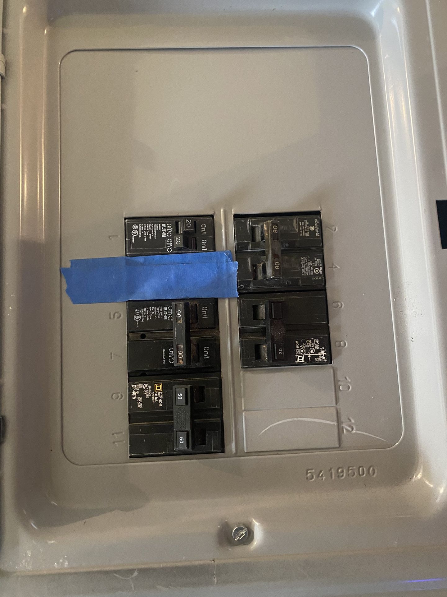 Siemens 100 Amp Panel With Breakers 