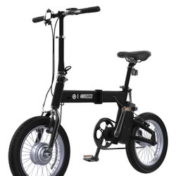 Foldable Electric Bike - Black