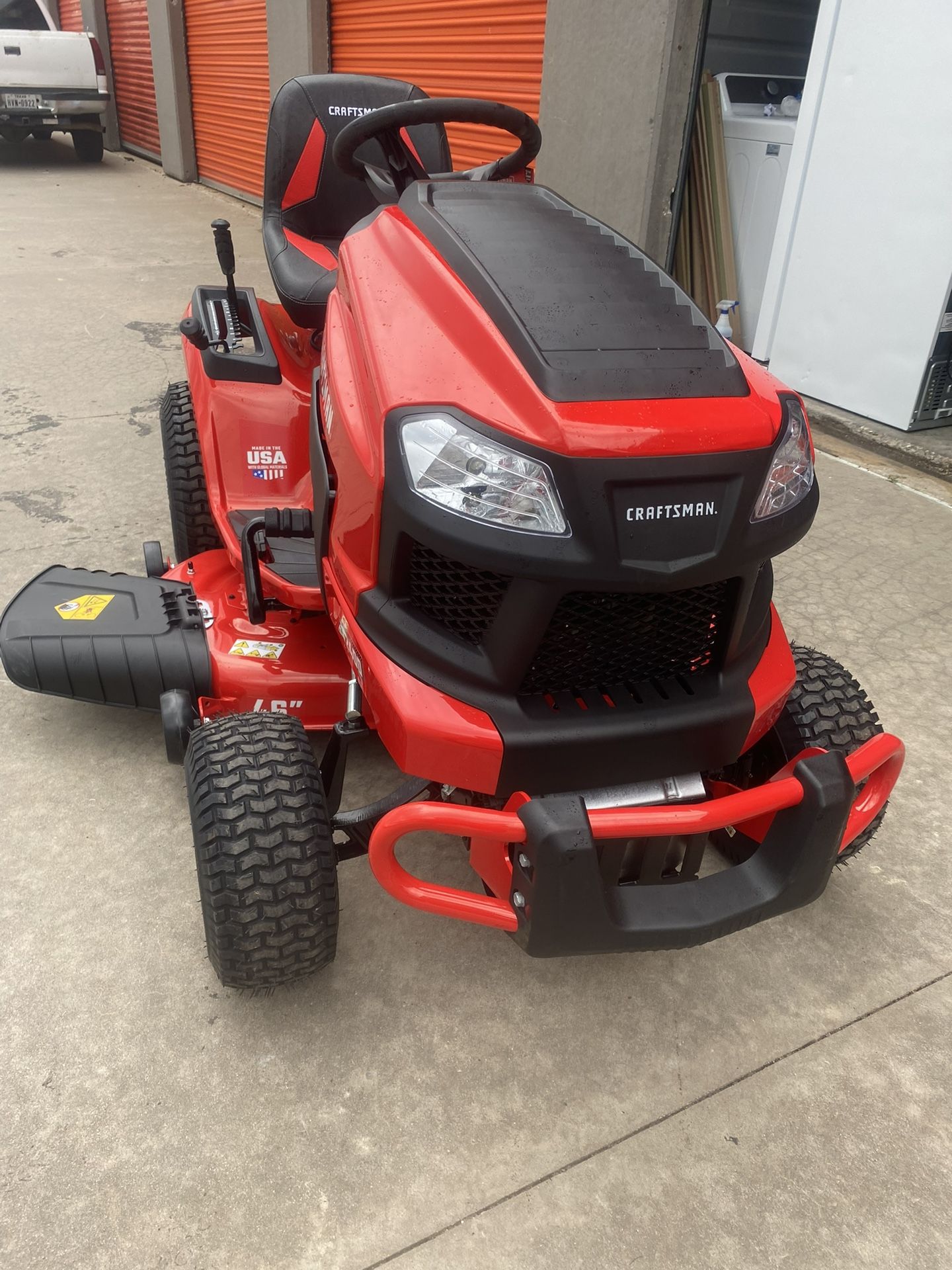 New, 0.00 Hours CRAFTSMAN T2400 Turn Tight 46-in 23-HP V-twin Gas Riding Lawn Mower $1850.00.!!!!!AFFIRMED !!!!!!
