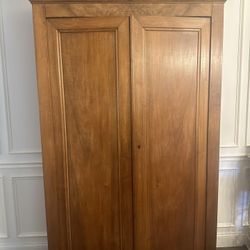 Antique Walnut French Armoire From 1800’s