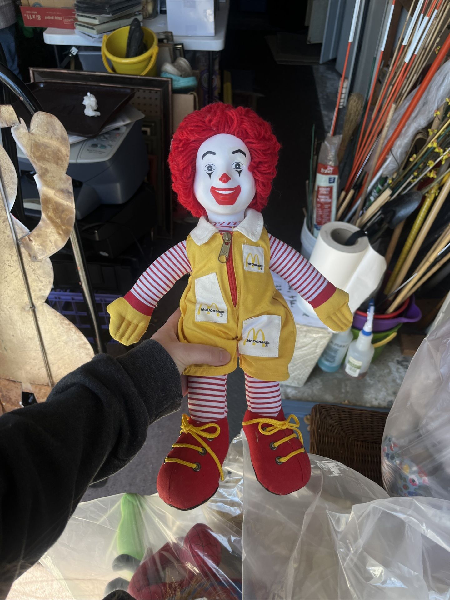 McDonald’s Stuffed Clown
