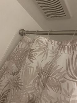 Shower Curtain And Rod