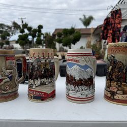 Vintage Budweiser Mugs