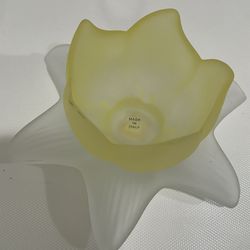 Lotus Star Candle Holder Made In Italy Brand New 
